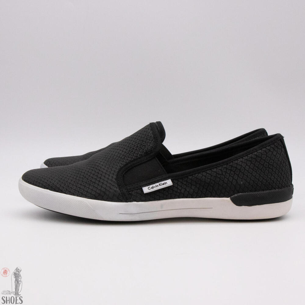 Calvin Klein Talisha Men's 10 Black Mesh Slip-On Loafers - Size 10 - Picture 3 of 13